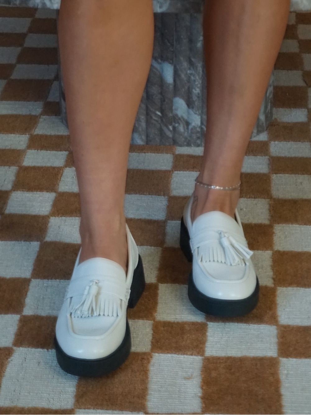 Steven New York Beryn platform kiltie tassel loafers - Picture 3 of 5